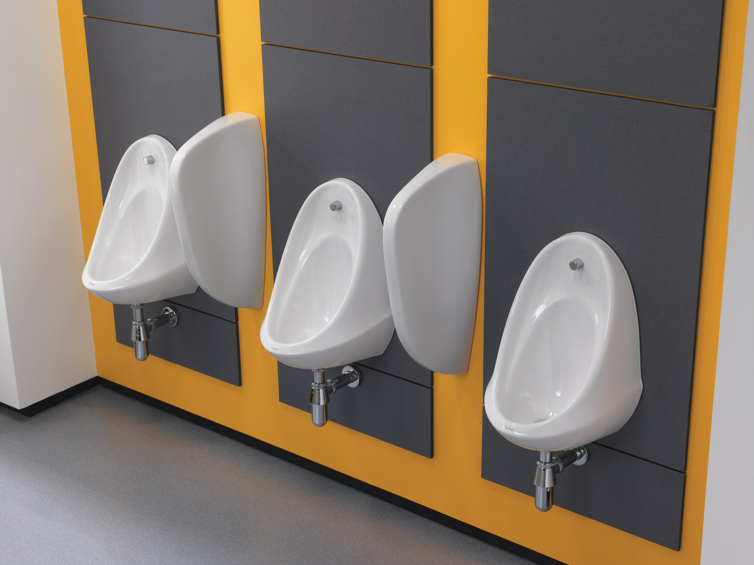 Twyford Camden Two Urinal With Concealed Flushpipes And Cistern
