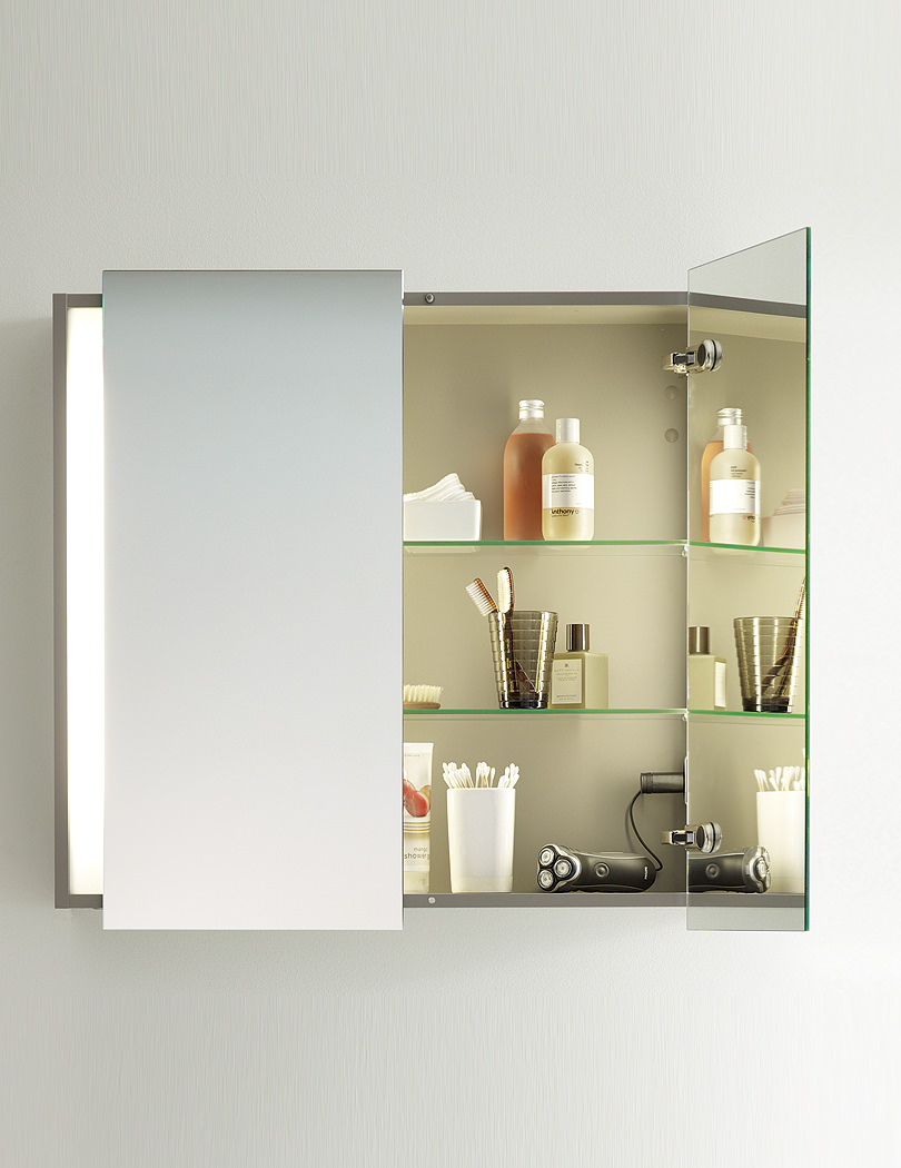 Duravit Ketho Graphite Matt 1000mm Mirror