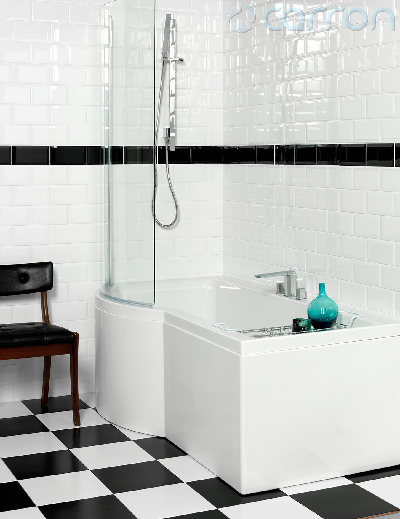 Carron Urban 5mm Acrylic Left Handed Shower Bath 1700 x 750900mm