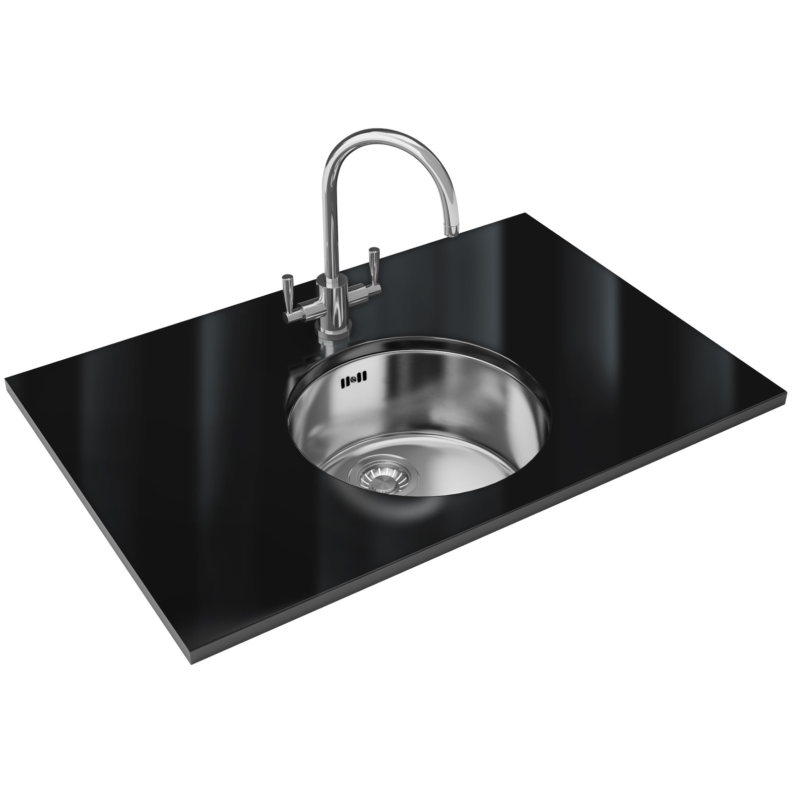 Franke Rotondo RUX 110 Stainless Steel 1.0 Bowl Undermount Sink