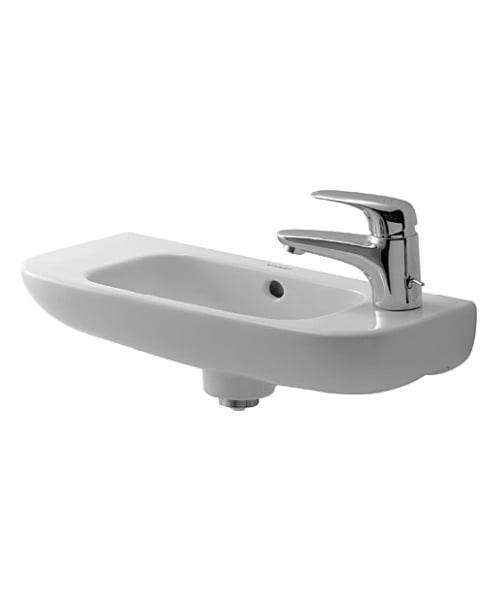 Duravit DCode No Tap Hole Handrise Basin 500 x 220mm 07065000002