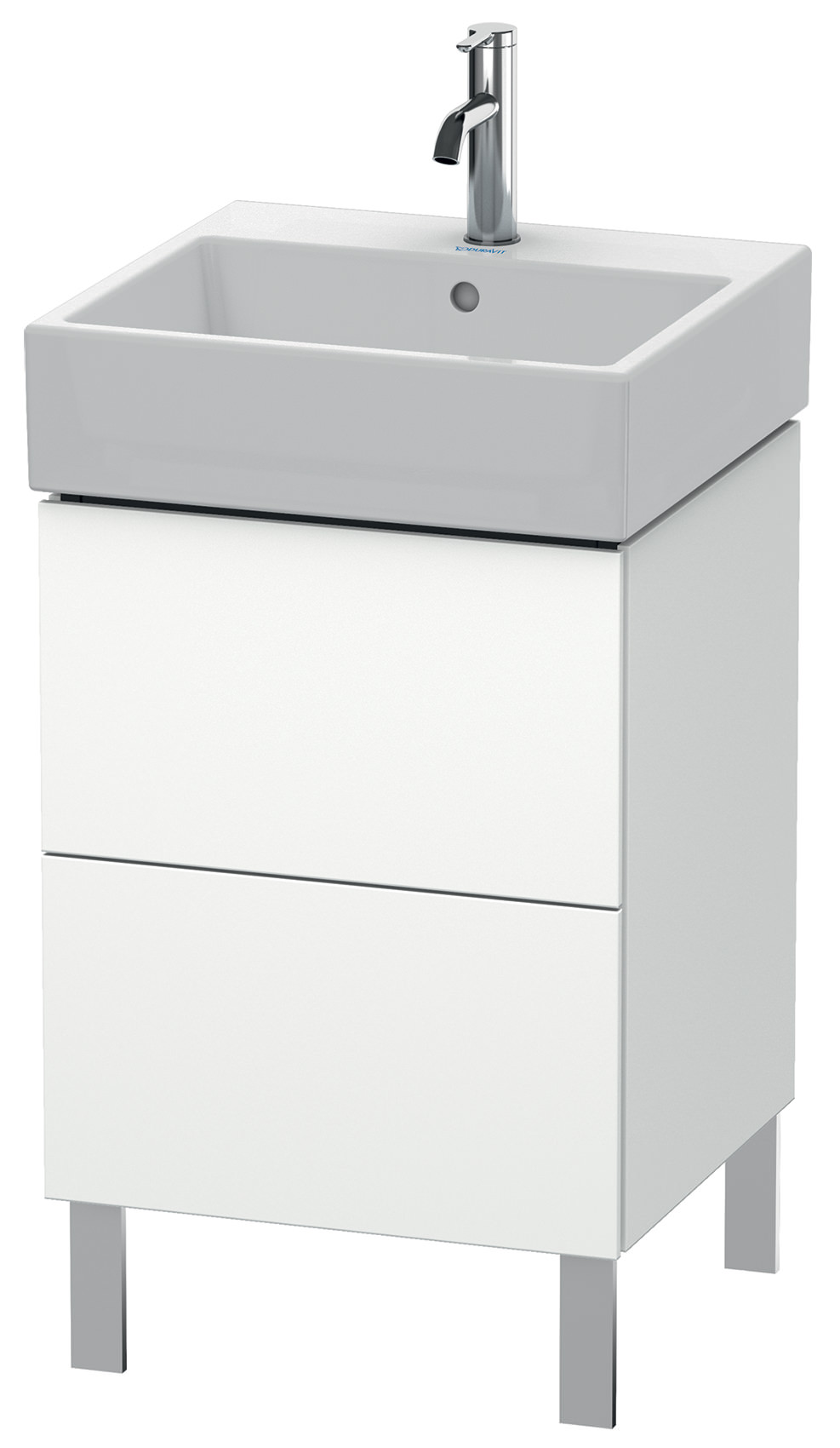 Duravit LCube 2 Drawer Floor Standing Vanity Unit For Vero Air Basin