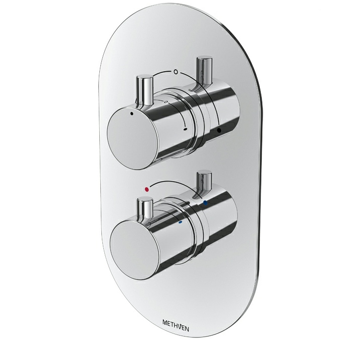 Methven Kaha 2 Outlet Concealed Thermostatic Shower Mixer Valve