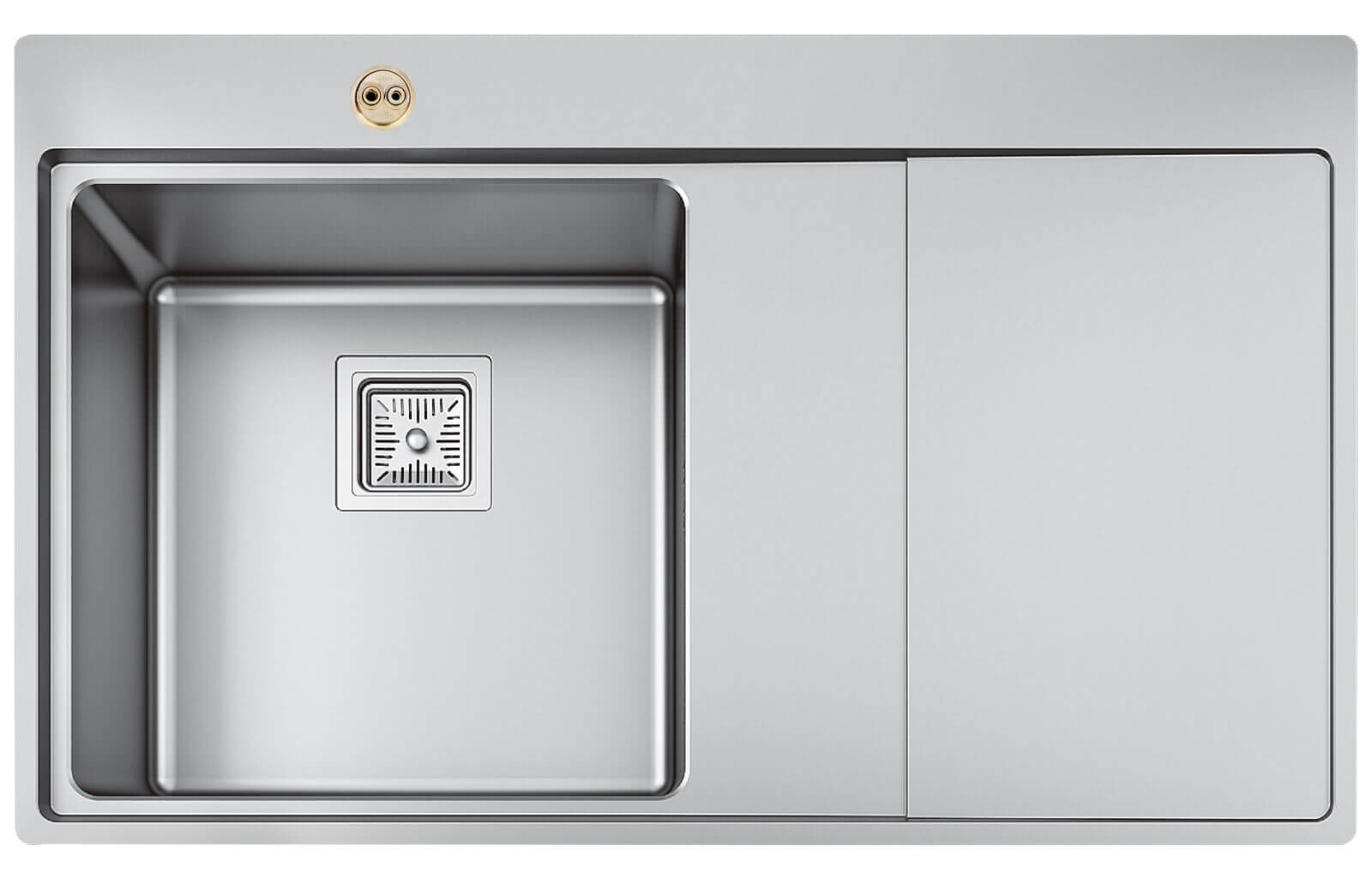 Bristan Ingot Stainless Steel 1.0 Easyfit Kitchen Sink SK ING1 SL