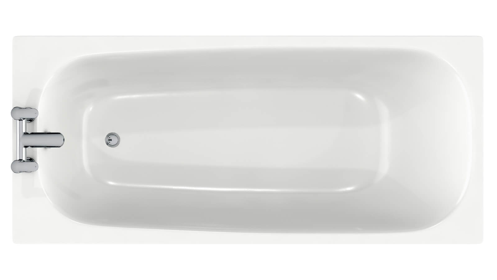 Roca Carla Steel Bath With Grip Holes L 1500 x W 700mm 2376M3000