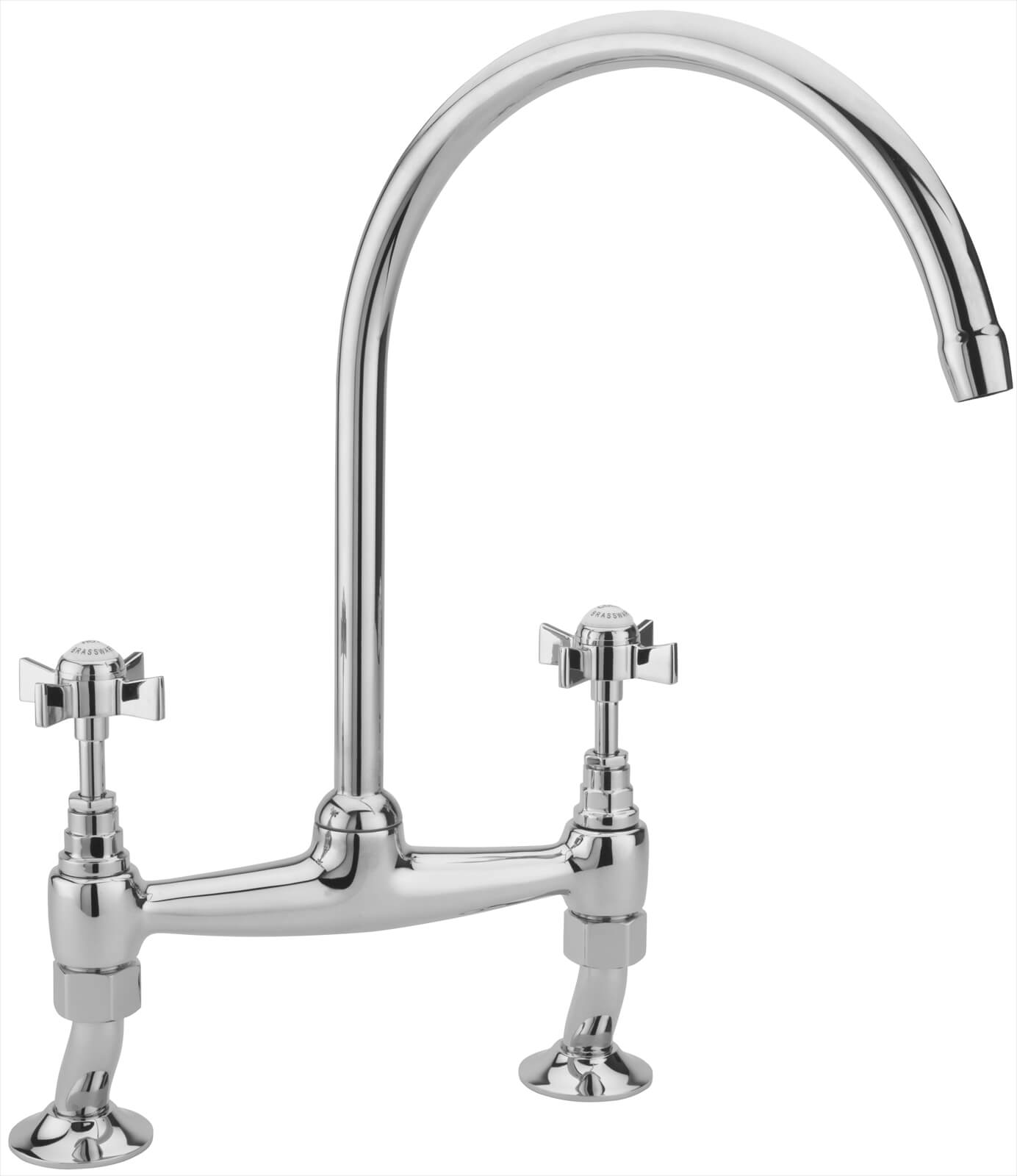 deck mixer bridge taps