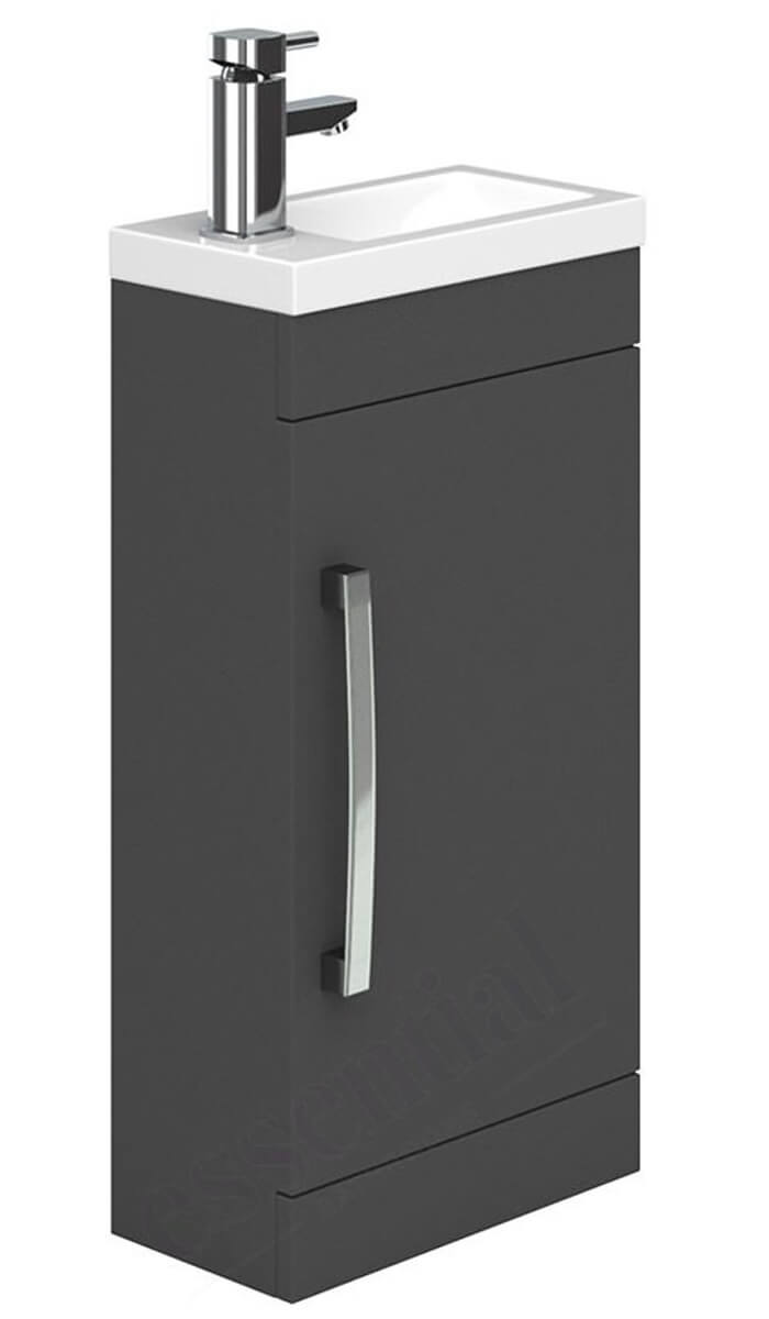 Essential Nevada 400mm Single Door Vanity Unit And Basin Cashmere