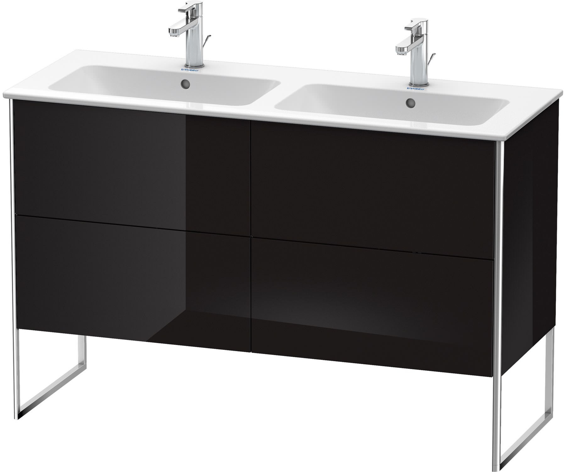 Duravit XSquare FloorStanding 4 Drawer Vanity Unit 1280 x 478 x 832mm