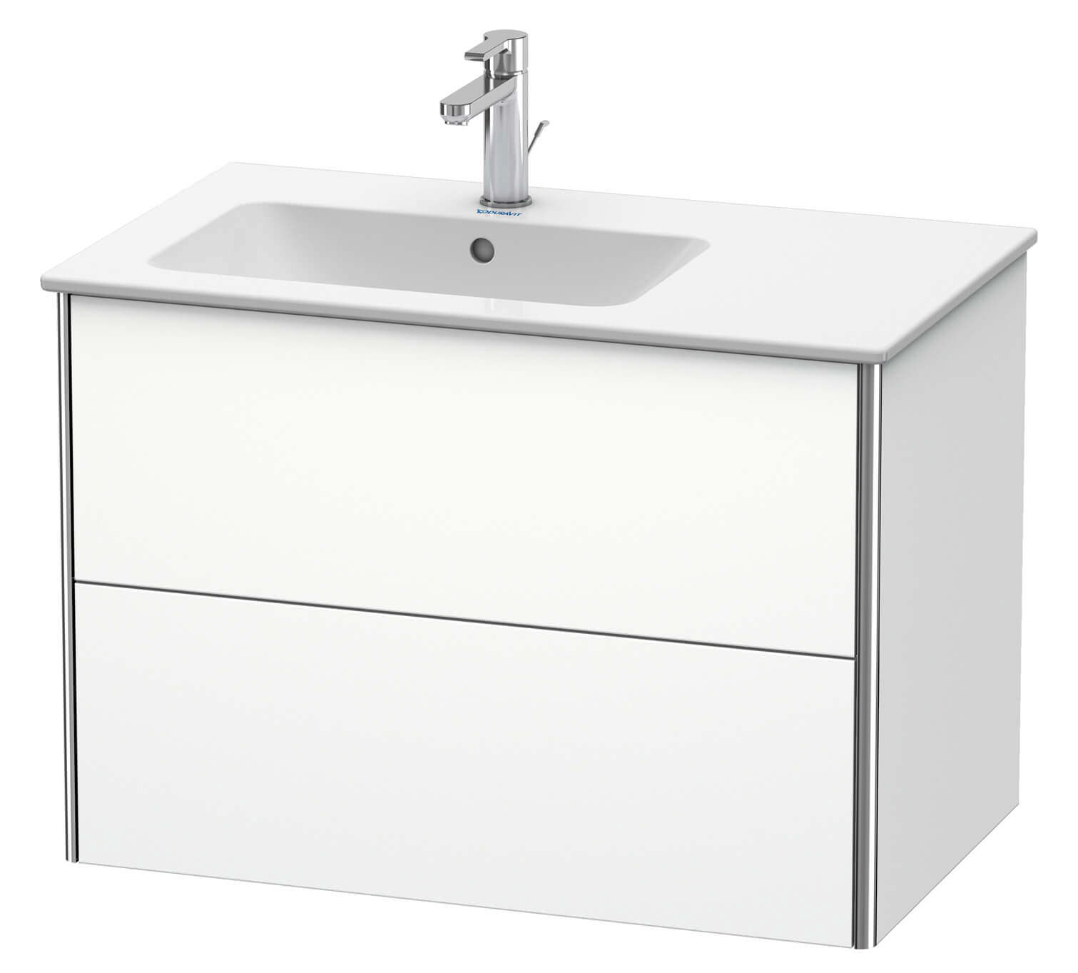 Duravit XSquare Wall Mounted 2 Drawer Vanity Unit 810 x 478 x 560mm