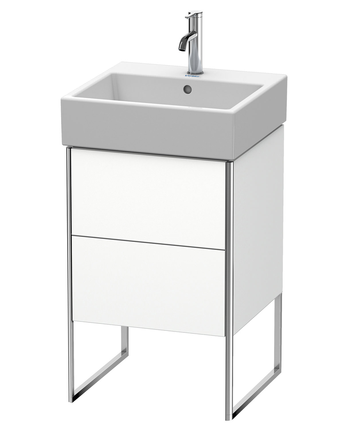 Duravit XSquare 484 x 460mm FloorStanding Vanity Unit With 2 PullOut