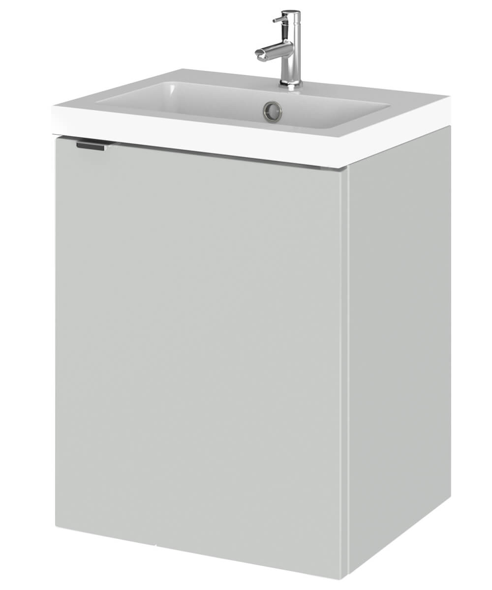 Hudson Reed Fusion 400mm Wall Hung Full Depth Vanity Unit And