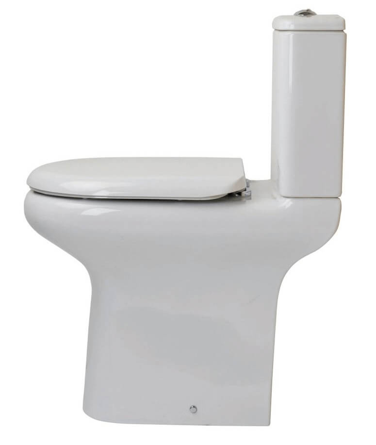RAK Compact Deluxe Comfort Height Back To Wall Toilet With Urea Soft Close Seat