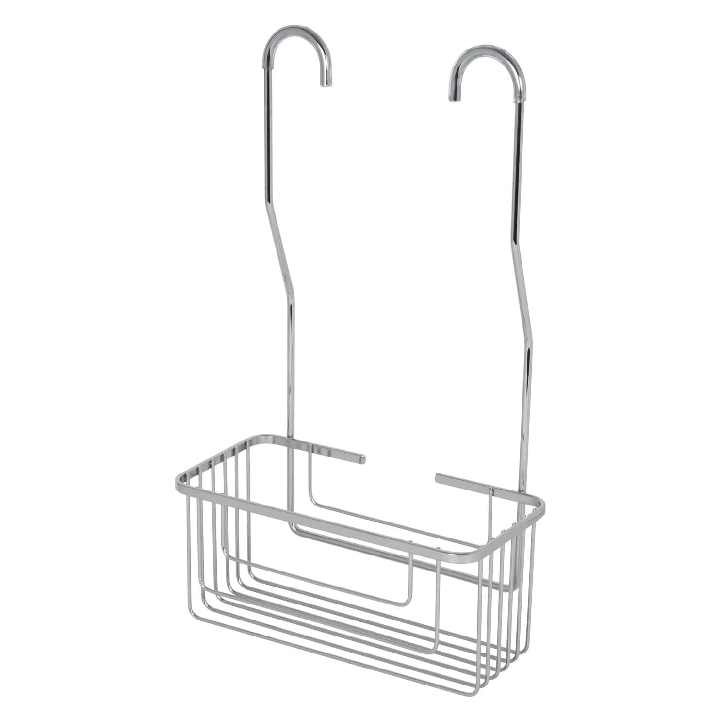 Croydex Chrome Hook Over Shower Mixer Caddy