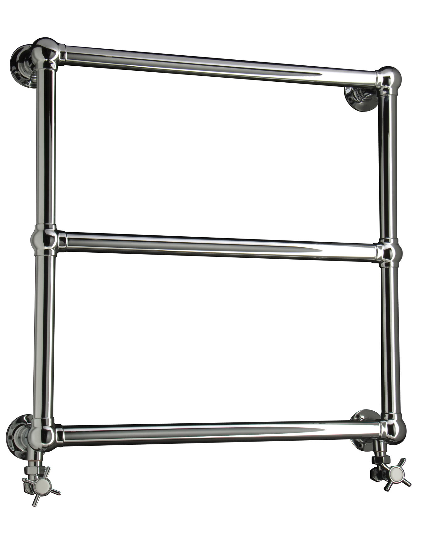 DQ Heating Hockwold Wall Mounted Heated Towel Rail 484 x 694mm