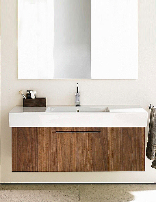 Duravit Fogo American Walnut Finish 1200mm Vanity Unit Duravit Fogo American Walnut 1200mm Vanity Unit With 1050mm Basin
