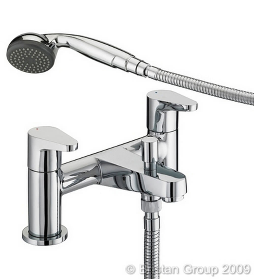 Bristan Quest Bath Shower Mixer Tap With Shower Kit
