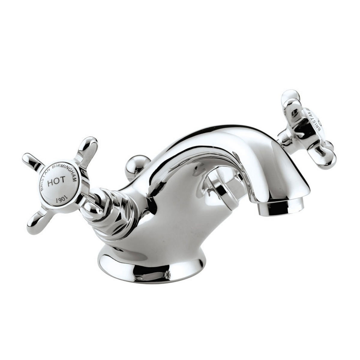 Bristan 1901 Basin Mixer Tap With PopUp Waste