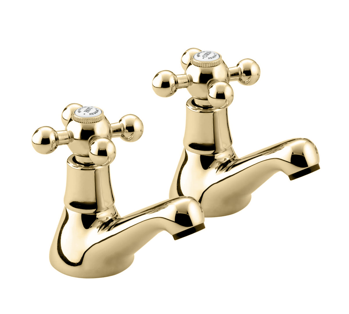 bristan quest bathroom basin taps pair