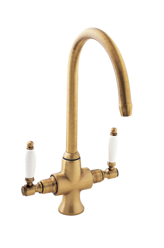 Deva Mono Kitchen Sink Mixer Tap Bronze