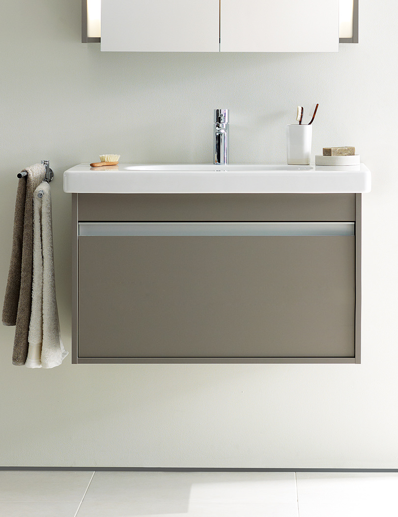 Duravit Ketho 650mm Vanity Unit With 1 Drawer And 700mm Basin