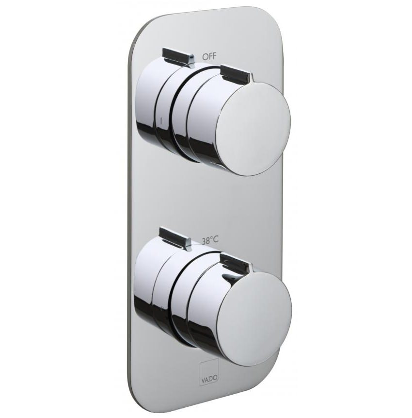 Vado Tablet Altitude Vertical 1 Outlet Thermostatic Shower Valve