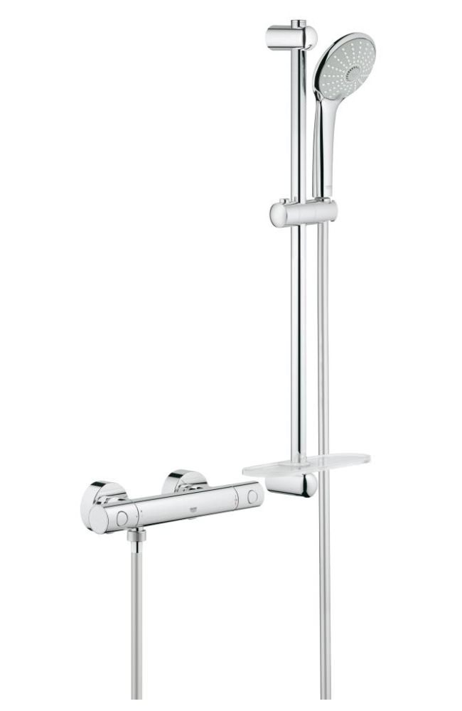 Grohe Grohtherm 1000 Cosmopolitan M Thermostatic Shower Set
