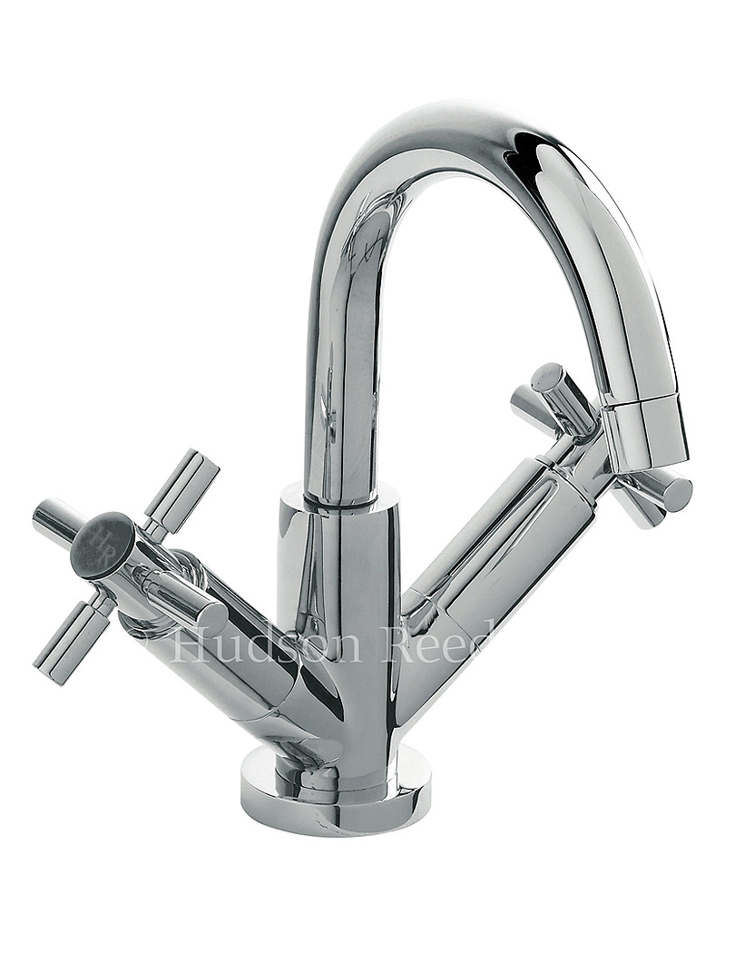Hudson Reed Tec Mono Basin Mixer Tap Chrome With Waste TEL315