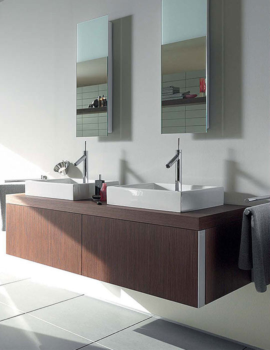 Duravit Starck 1 Oak Finish Wall Mounted Vanity Unit 1435 x 565mm
